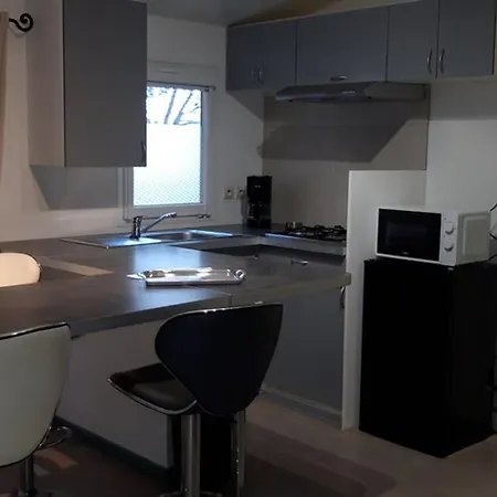 Mobil-home Avec Jacuzzi Pour 4 Personnes Et Terrasse - Api-1-52-465 *